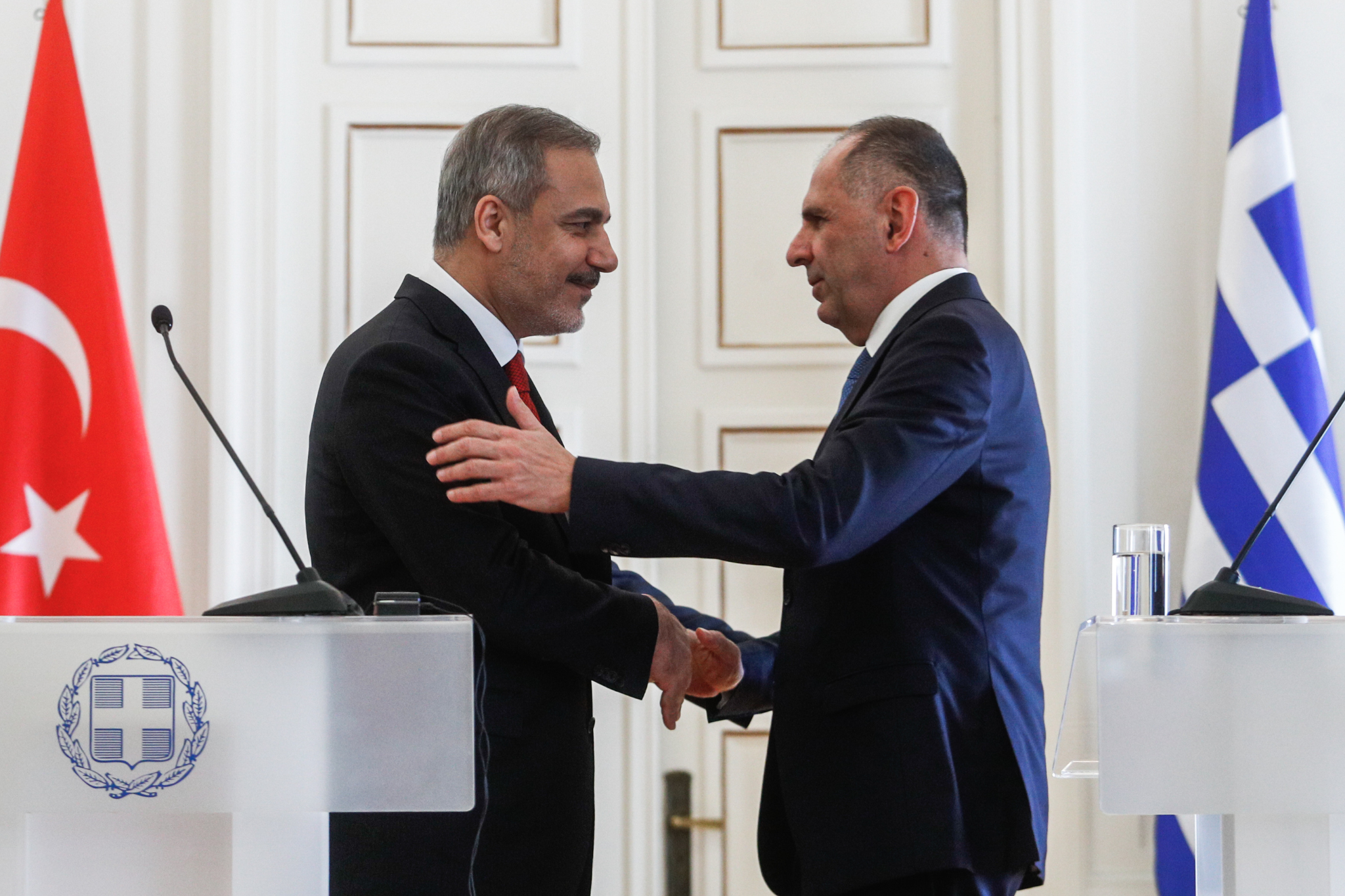 Ανεπίσημο δείπνο Γεραπετρίτη και Φιντάν στην Κωνσταντινούπολη