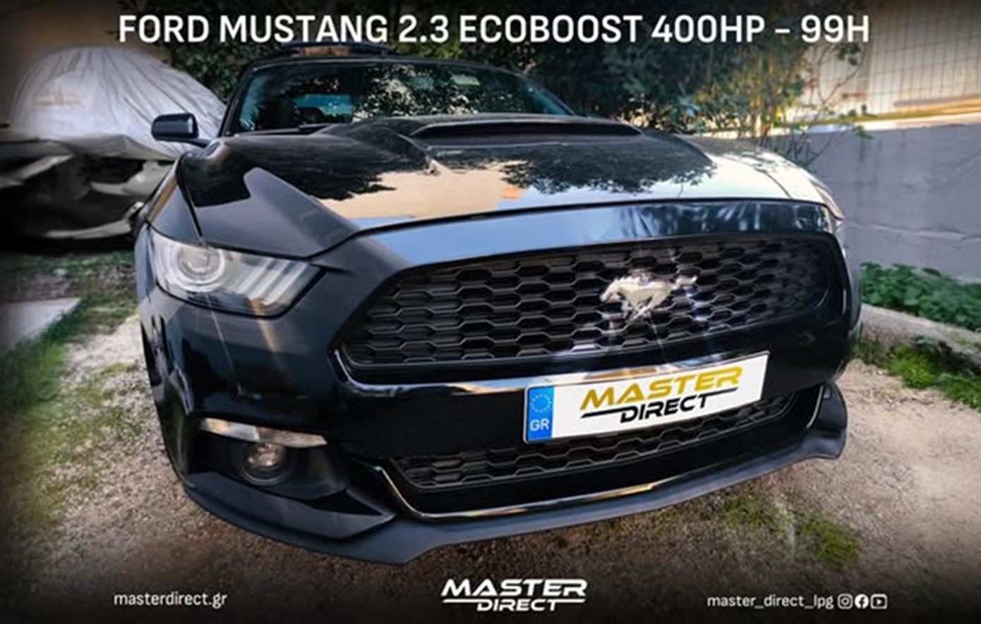 Καινοτομία στον δρόμο: Ford Mustang 2.3 2018 με 400 ίππους “τρέχει” με υγραέριο χάρις στο Master Direct!