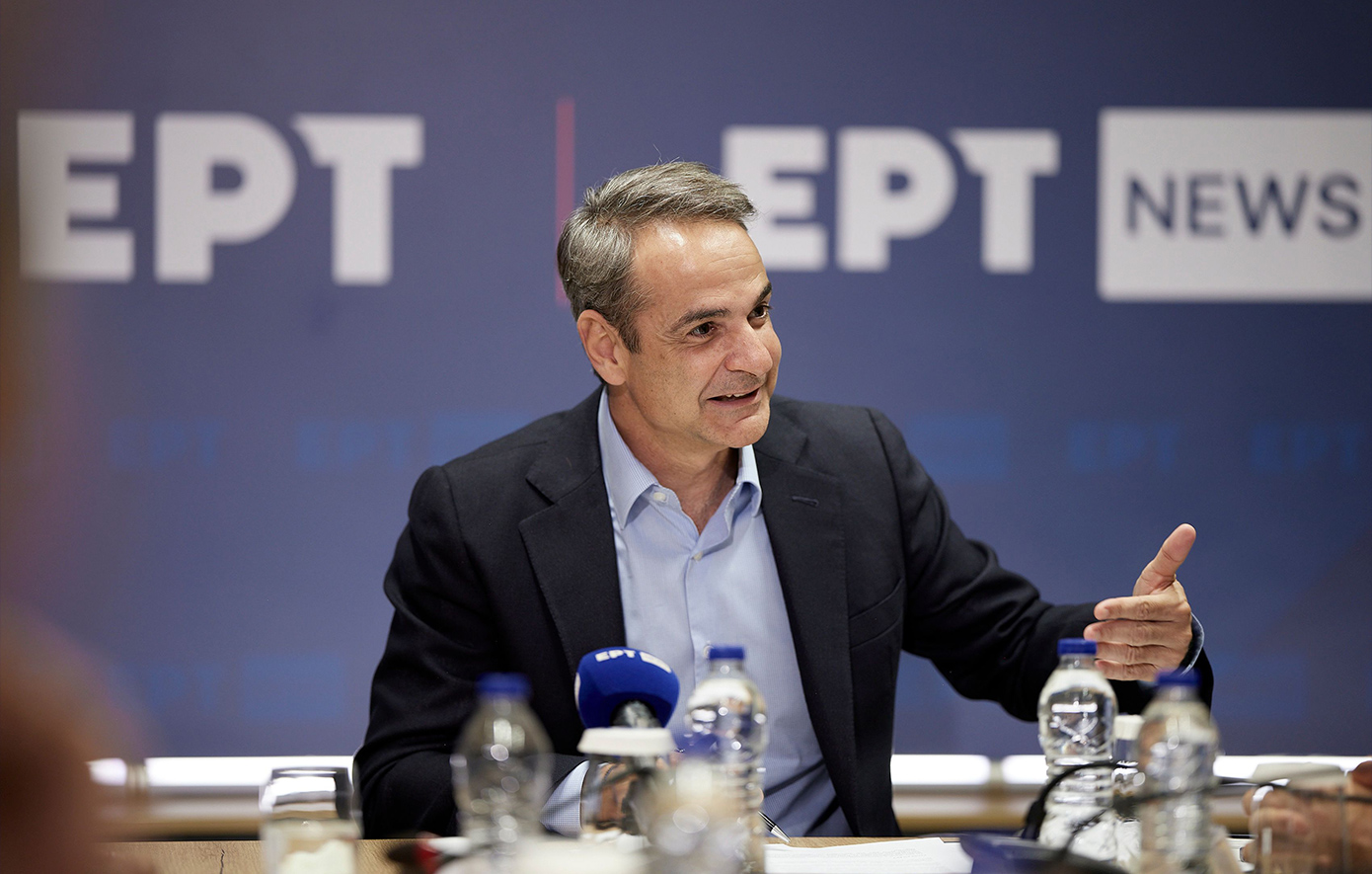 Την ΕΡΤ επισκέφθηκε ο Κυριάκος Μητσοτάκης – Τι είπε για τις αυξήσεις μισθών στους εργαζόμενους