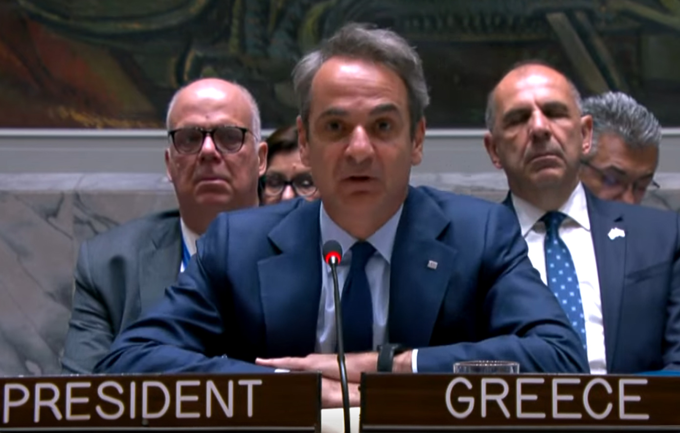 LIVE η ομιλία του Κυριάκου Μητσοτάκη στο Συμβούλιο Ασφαλείας του ΟΗΕ