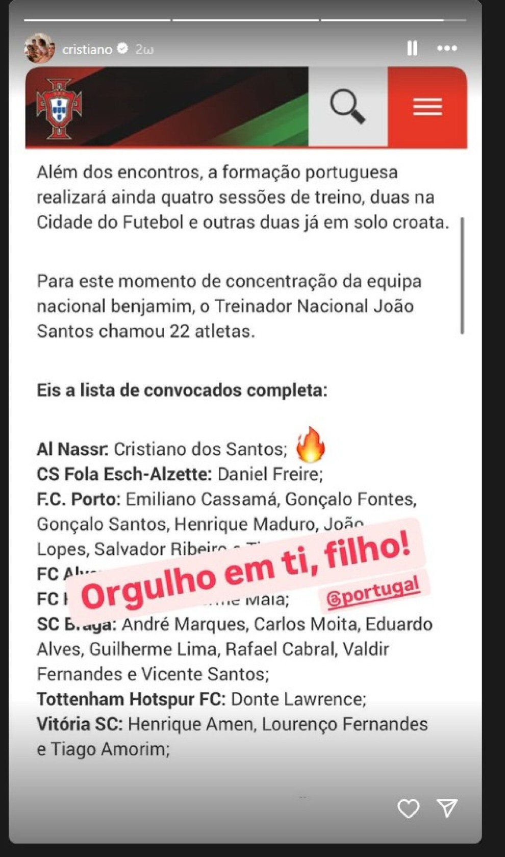 Ανάρτηση Ρονάλντο