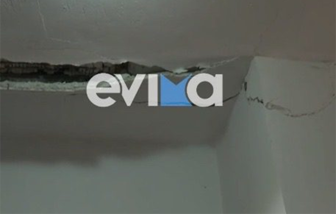 Σεισμοί στην Εύβοια: Ρωγμές σε 50 κτίρια, τι λένε οι σεισμολόγοι &#8211; Οι πρώτες εικόνες