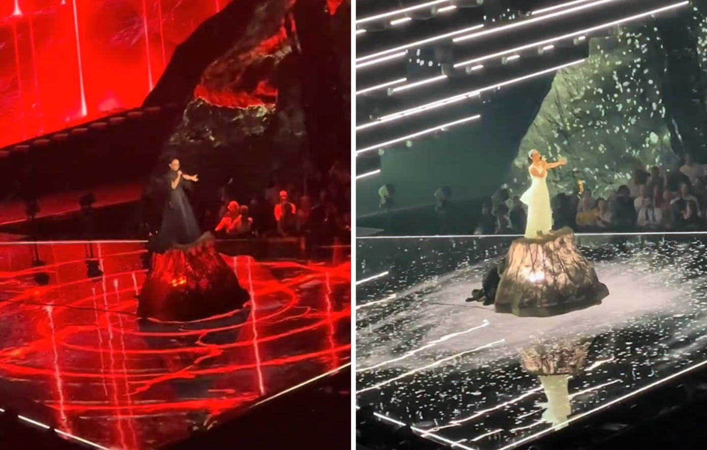 Η Klavdia αλλάζει φόρεμα στη σκηνή της Eurovision &#8211; Διέρρευσε βίντεο από την εμφάνιση της Ελλάδας