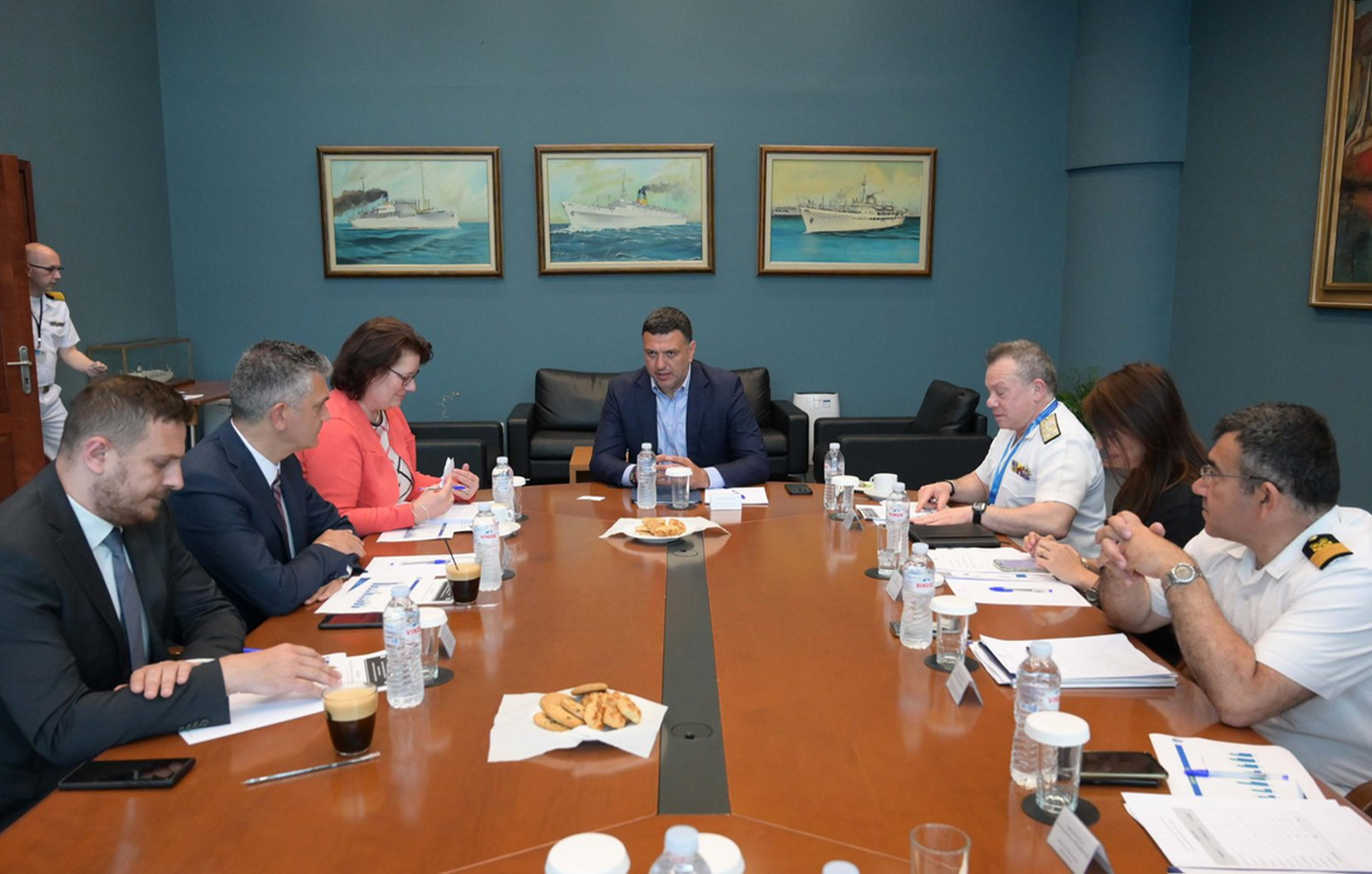 Β. Gminder στη συνάντηση με τον Β. Κικίλια