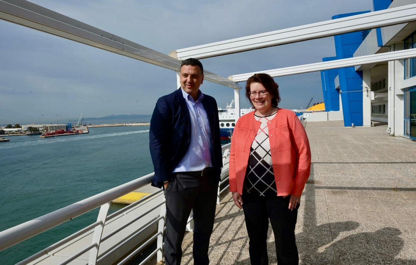 Β. Gminder στη συνάντηση με τον Β. Κικίλια