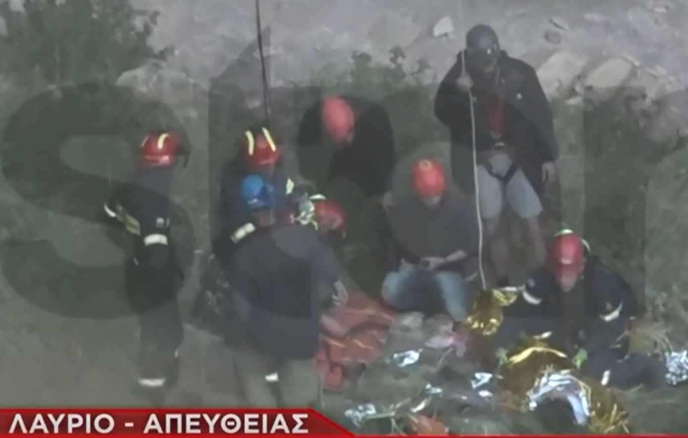 Λαύριο: Επιχείρηση διάσωσης 30χρονου σπηλαιολόγου &#8211; αναρριχητή που έπεσε σε χαράδρα 55 μέτρων