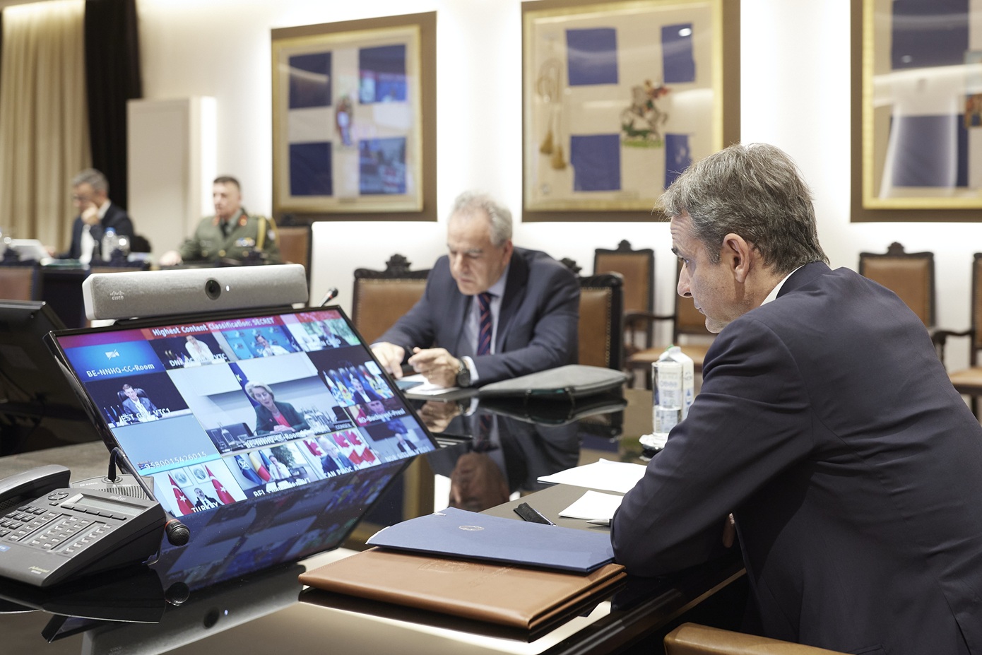 Μητσοτάκης στην τηλεδιάσκεψη με Μακρόν και Στάρμερ: Άμεση εφαρμογή άνευ όρων εκεχειρίας 30 ημερών στην Ουκρανία