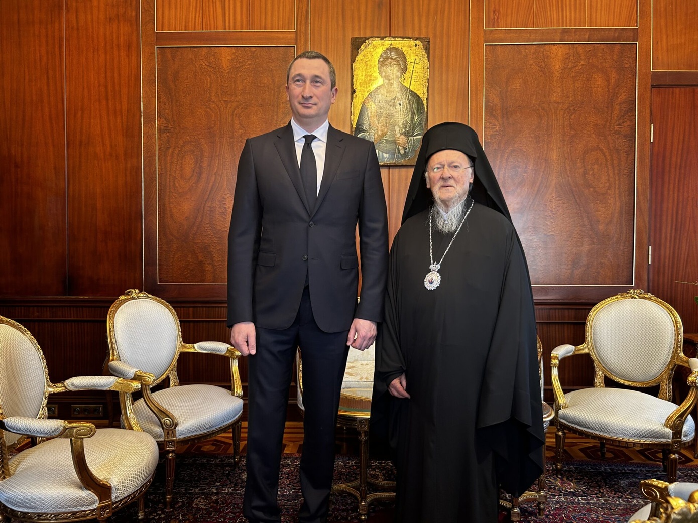 Στο Φανάρι ο αναπληρωτής πρωθυπουργός της Ουκρανίας –Συναντήθηκε με τον Οικουμενικό Πατριάρχη