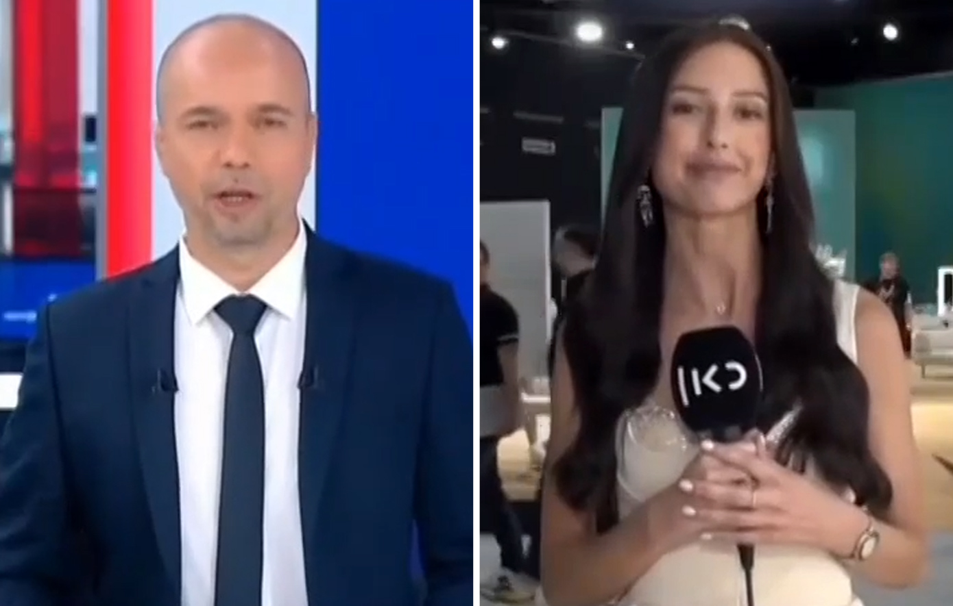 To δελτίο ειδήσεων της κρατικής τηλεόρασης του Ισραήλ θύμισε στους τηλεθεατές το χασμουρητό της Μαρίνας Σάττι