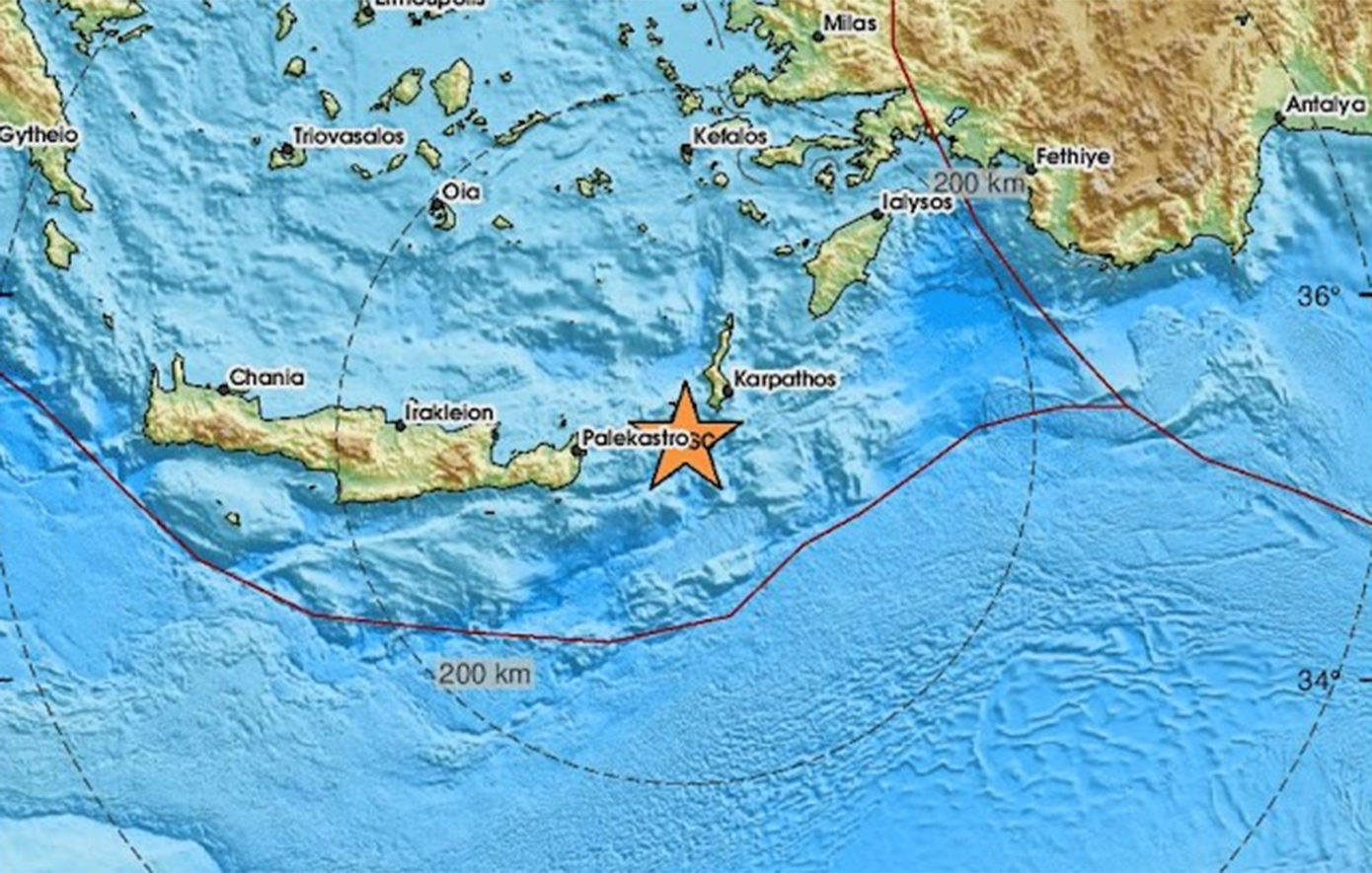 Τι λένε οι επιστήμονες για τα 6,1 Ρίχτερ στα ανοιχτά της Κάσου &#8211; Τα δύο σημαντικά στοιχεία της ισχυρής δόνησης