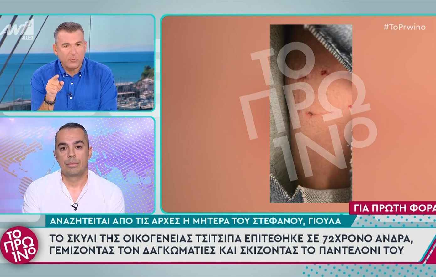 Το σκυλί της οικογένειας Τσιτσιπά επιτέθηκε σε 72χρονο άνδρα