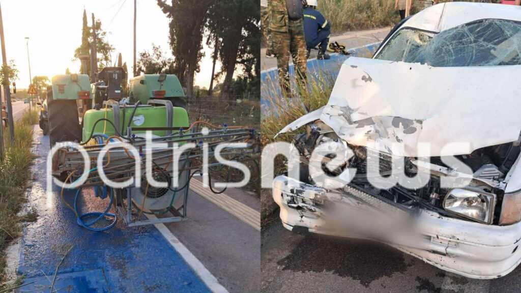 Ένας τραυματίας σε τροχαίο με τρακτέρ στον Πύργο