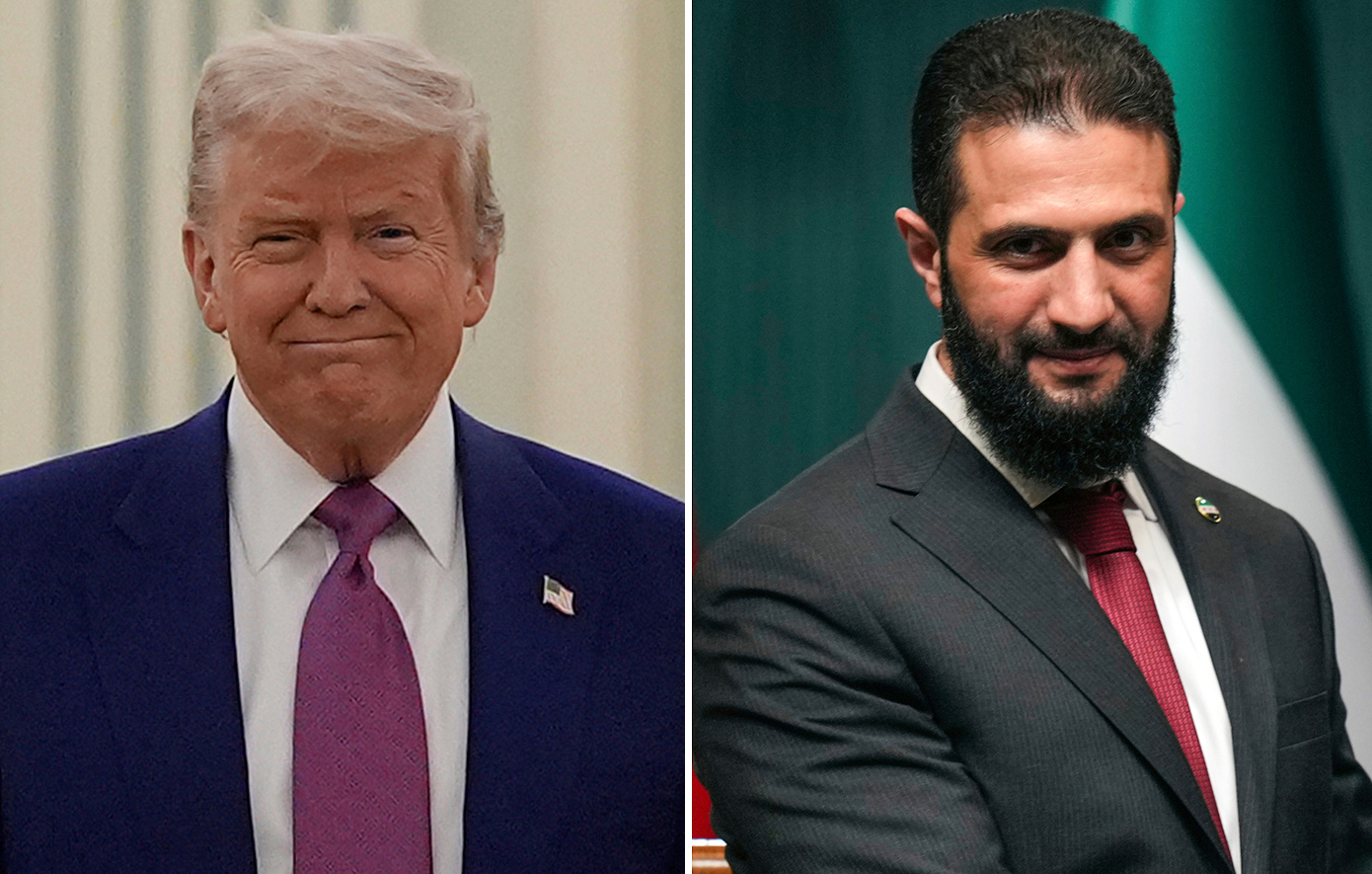 Ντόναλντ Τραμπ - Αχμέντ Χουσεΐν αλ Σαράα Ντόναλντ Τραμπ - Αχμέντ Χουσεΐν αλ Σαράα