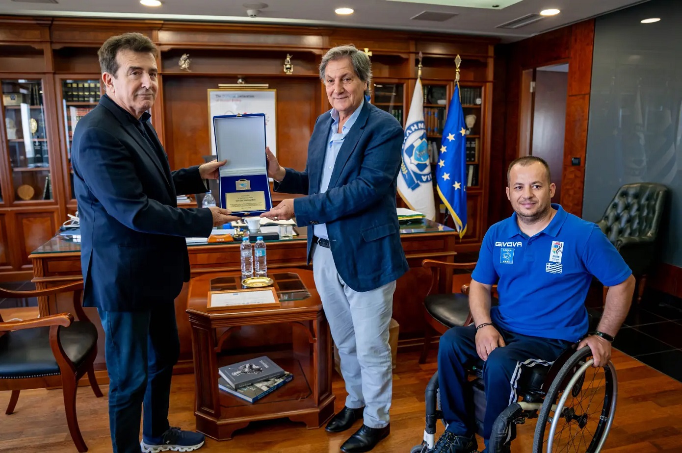 Ο Mιχάλης Χρυσοχοΐδης αναγορεύτηκε σε «Πρεσβευτή Καλής Θέλησης για την καλαθοσφαίριση με αμαξίδιο»