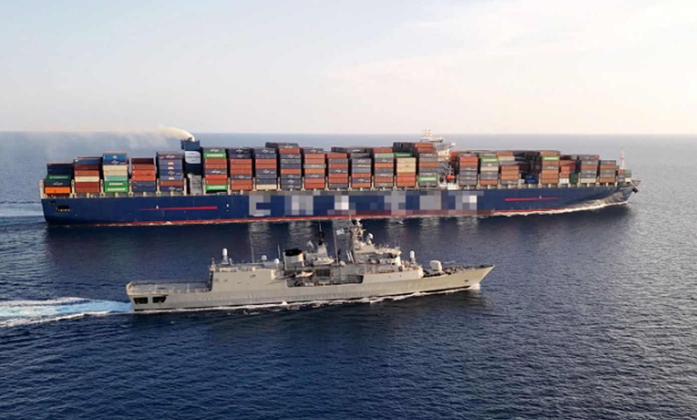 Αυξημένος ο βαθμός επιφυλακής για πλοία από ΗΠΑ και Ισραήλ ανακοίνωσε η επιχείρηση «Ασπίδες»