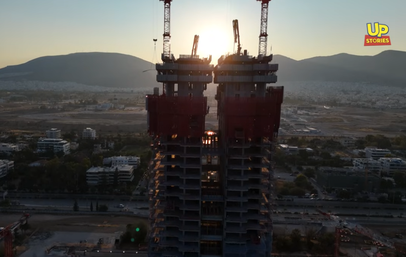 Athens Riviera Tower. Πλέον είναι το υψηλότερο κτήριο της Ελλάδας με ύψος 113 μέτρα