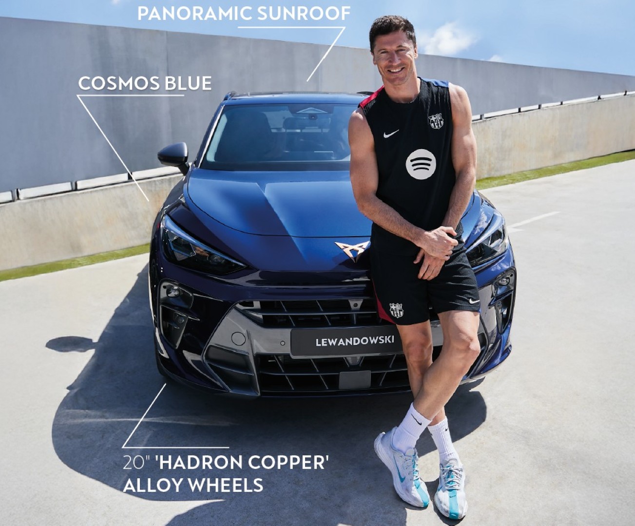 Οι παίκτες της Μπαρτσελόνα παραλαμβάνουν τα νέα τους Cupra Οι παίκτες της Μπαρτσελόνα παραλαμβάνουν τα νέα τους Cupra