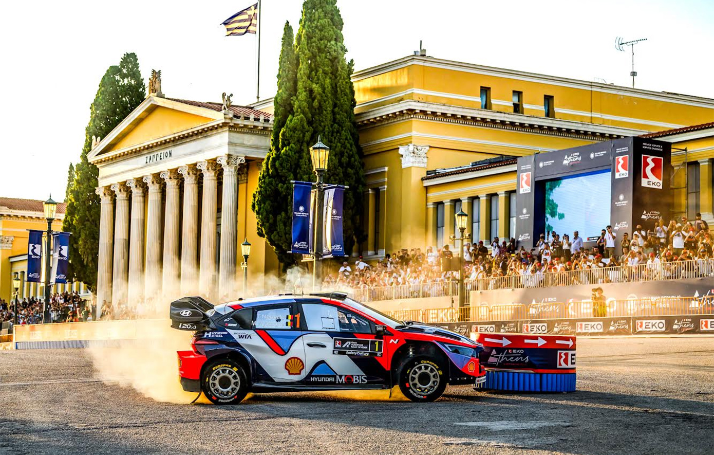 ΕΚΟ Ράλλυ Ακρόπολις 2025: Ο Τάνακ και η Hyundai ξέφυγαν από της παράδοσης τα δόντια