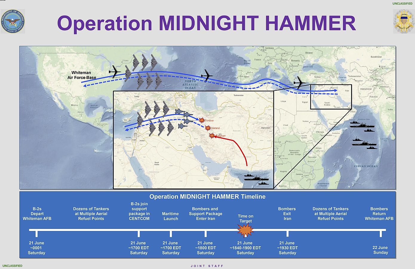 Πώς έγινε η επιχείρηση Midnight Hammer &#8211; Πάνω από 24 πύραυλοι Κρουζ εκτοξεύτηκαν από υποβρύχιο