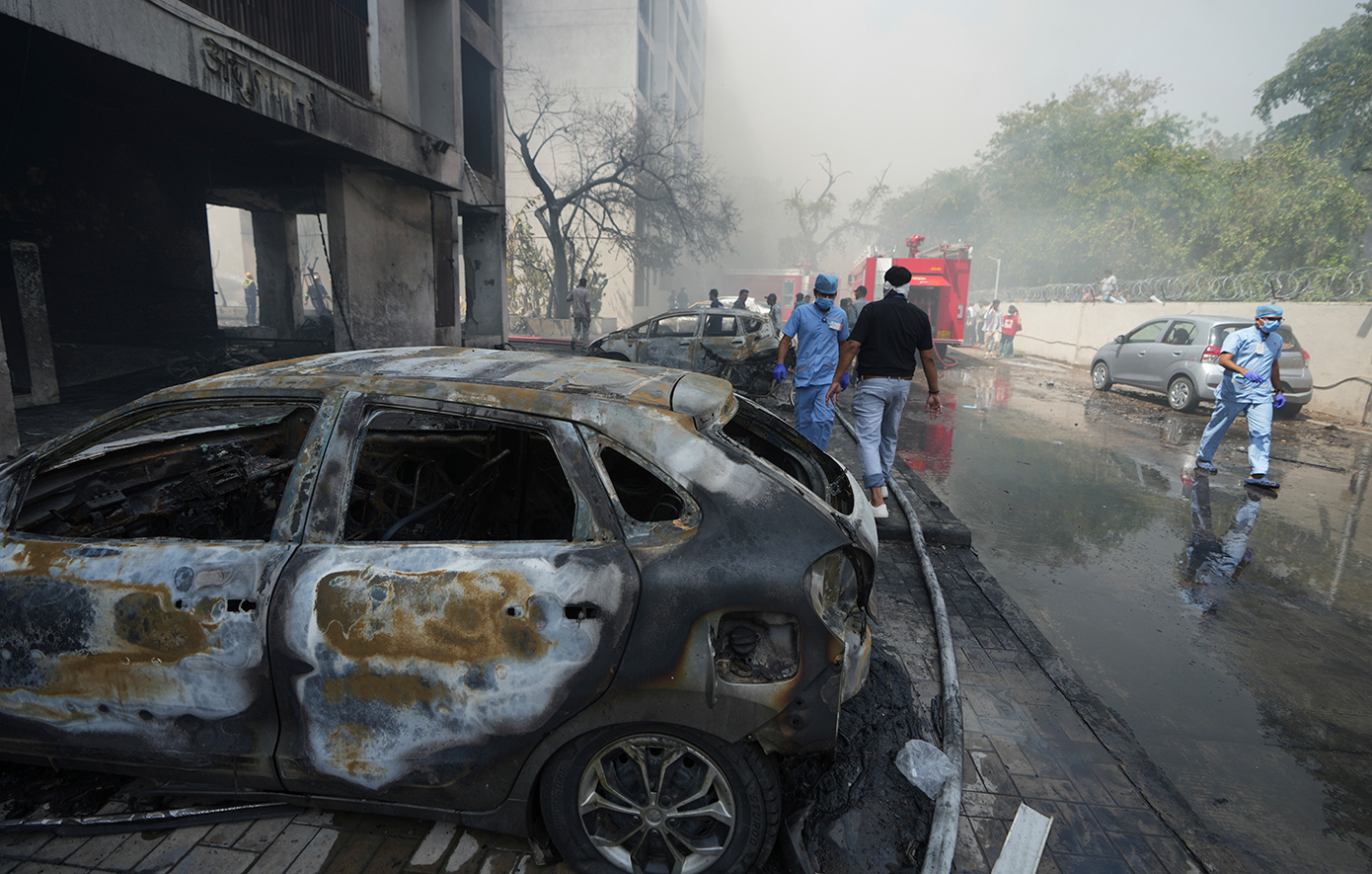 Η στιγμή της συντριβής αεροσκάφους της Air India με 242 επιβαίνοντες, είχε προορισμό το Λονδίνο