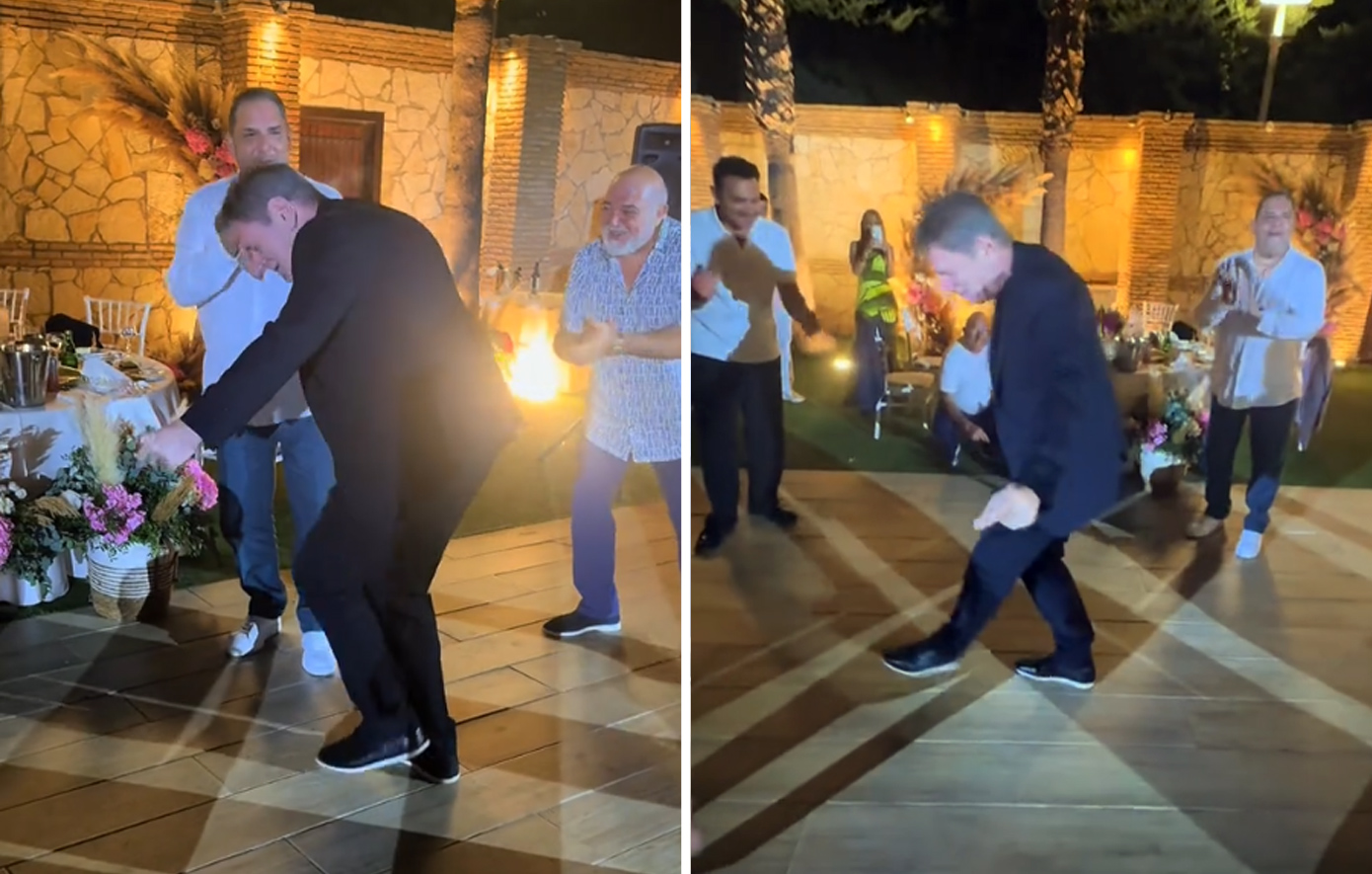 Ο Άγγελος Διονυσίου χορεύει ζεϊμπέκικο του πατέρα του στον γάμο του αδελφού του &#8211; Δείτε βίντεο
