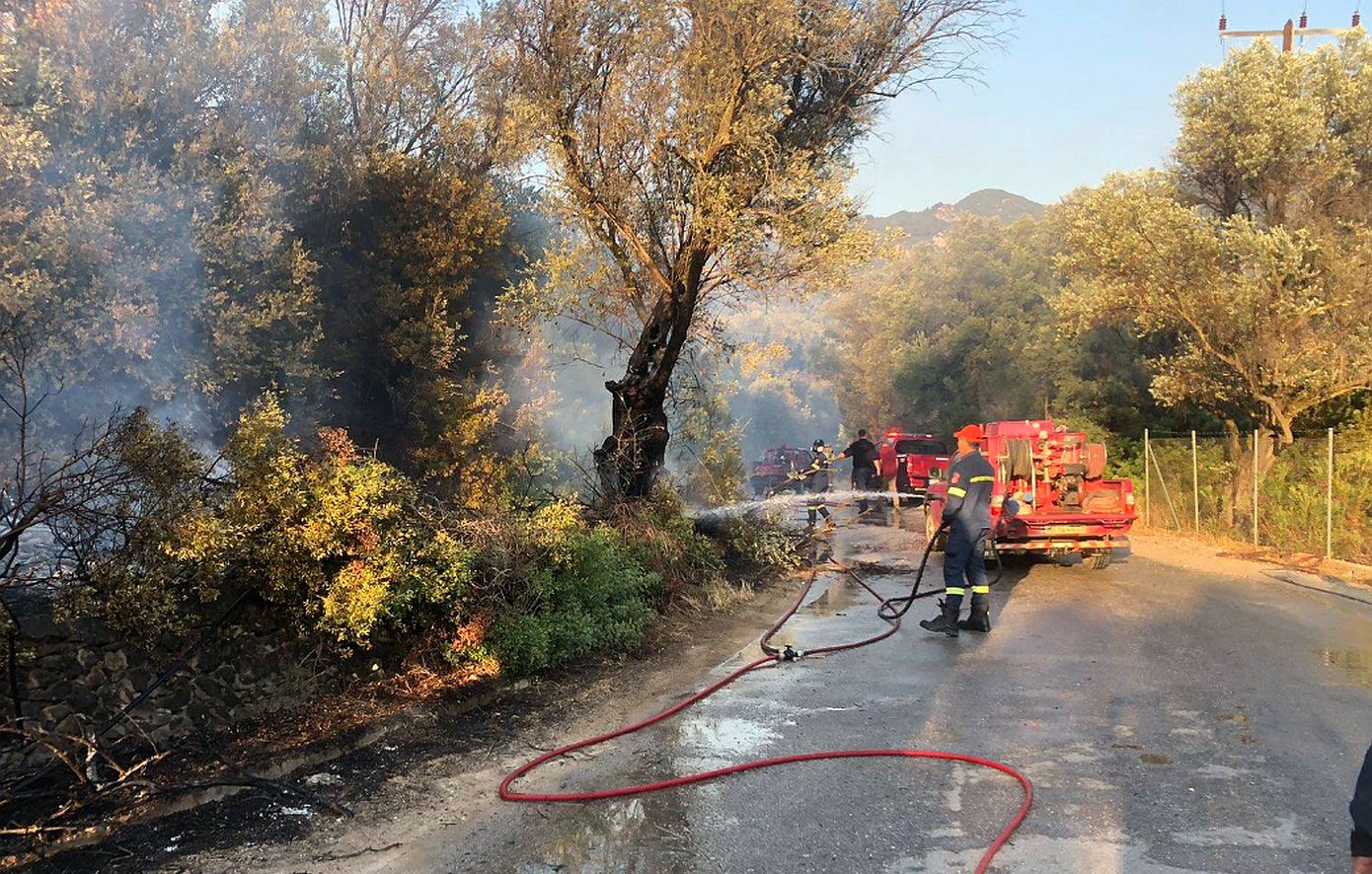 Φωτιά στη Λέσβο στην περιοχή Πυργί &#8211; Ήχησε το 112