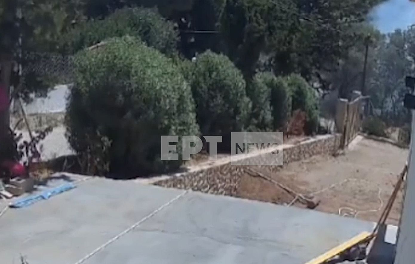 Πώς ξεκίνησε η φωτιά στην Παλαιά Φώκαια &#8211; Βίντεο ντοκουμέντο