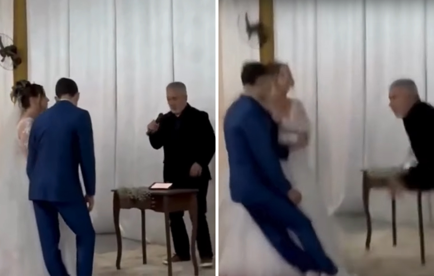 Συγκινημένος γαμπρός λιποθυμά την ημέρα του γάμου του στην εκκλησία μπροστά στη νύφη και τους 200 καλεσμένους
