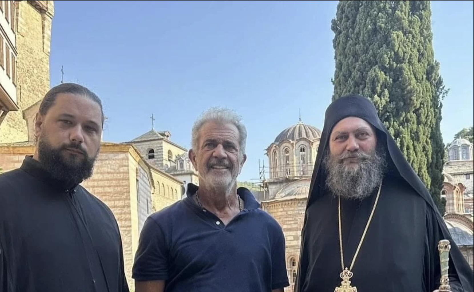 Ο χολυγουντιανός σταρ Μελ Γκίμπσον στο Άγιον Όρος