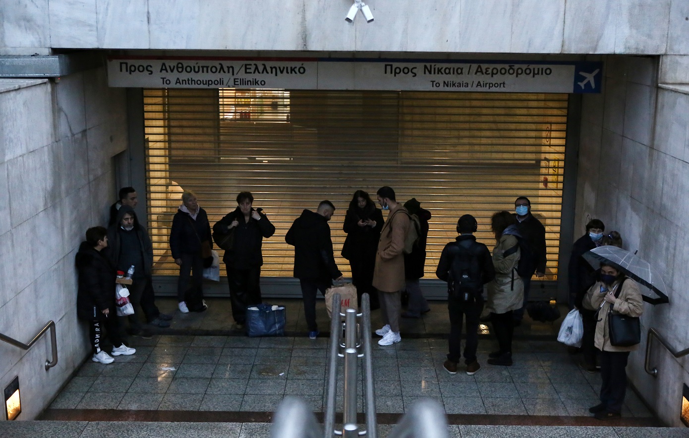 Κλειστός ο σταθμός Μετρό του Συντάγματος από τις 18:00