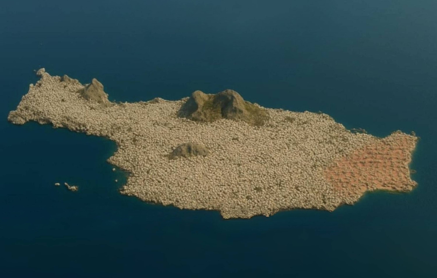 Αν η Κρήτη είχε όντως 7.812.923 αιγοπρόβατα θα έμοιαζε κάπως έτσι, σύμφωνα με το ChatGPT