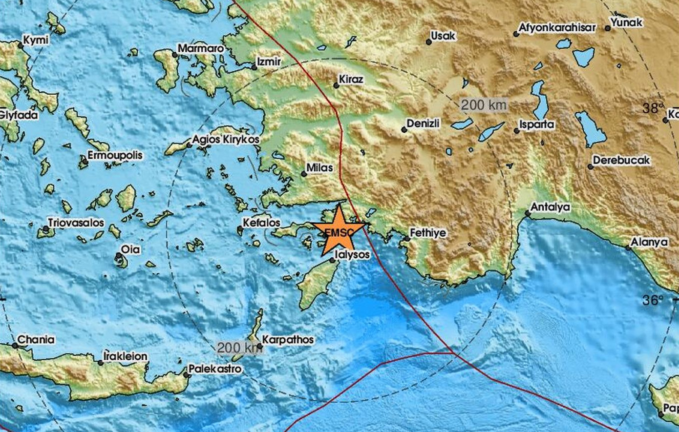 Ισχυρός σεισμός 5,8 Ρίχτερ ανοιχτά της Ρόδου – Νεκρή 14χρονη στην Τουρκία &#8211; Τι λένε οι σεισμολόγοι