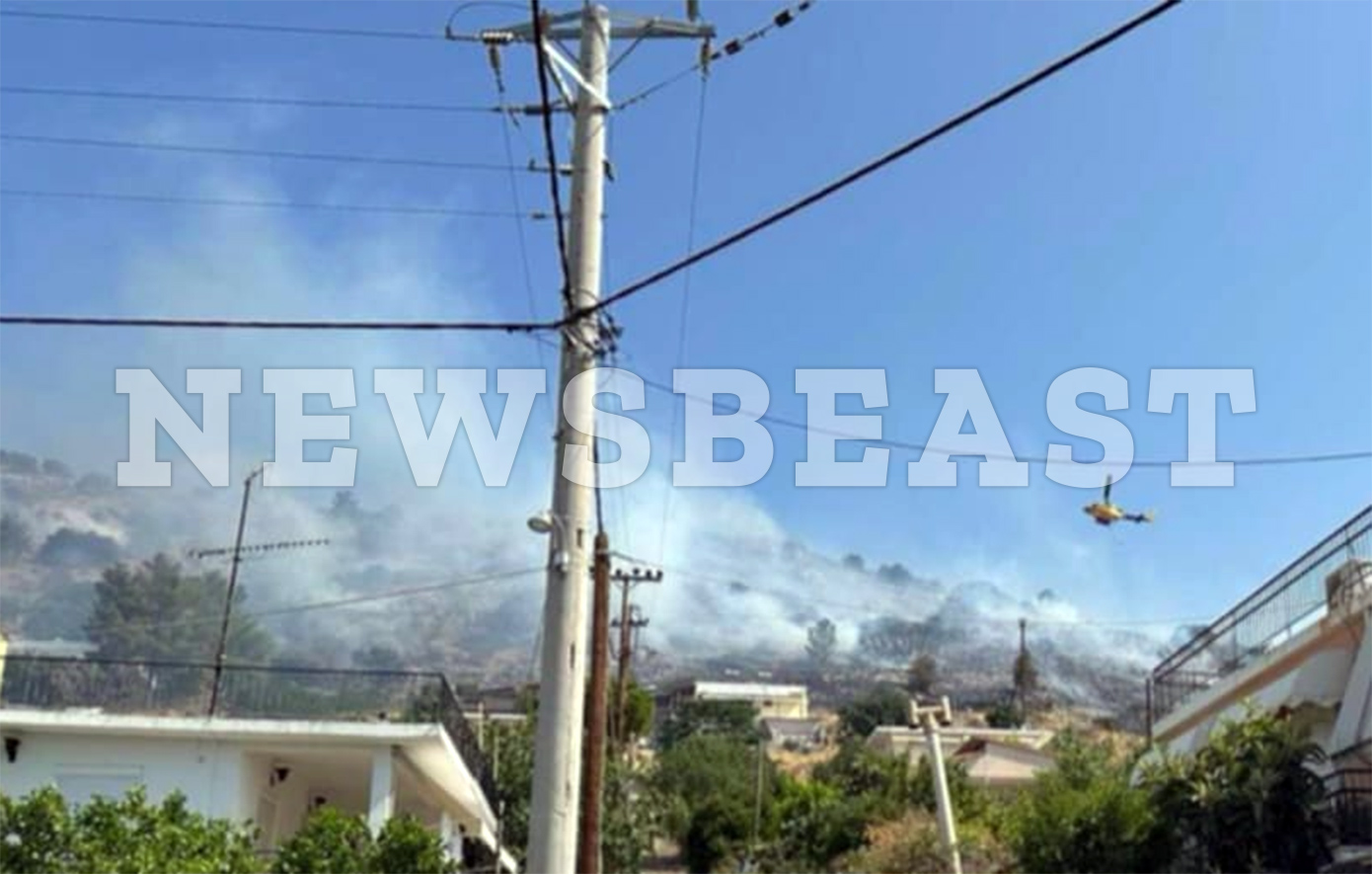 Φωτιά τώρα σε χαμηλή βλάστηση στη Σαλαμίνα &#8211; Επιχειρούν ισχυρές δυνάμεις της Πυροσβεστικής
