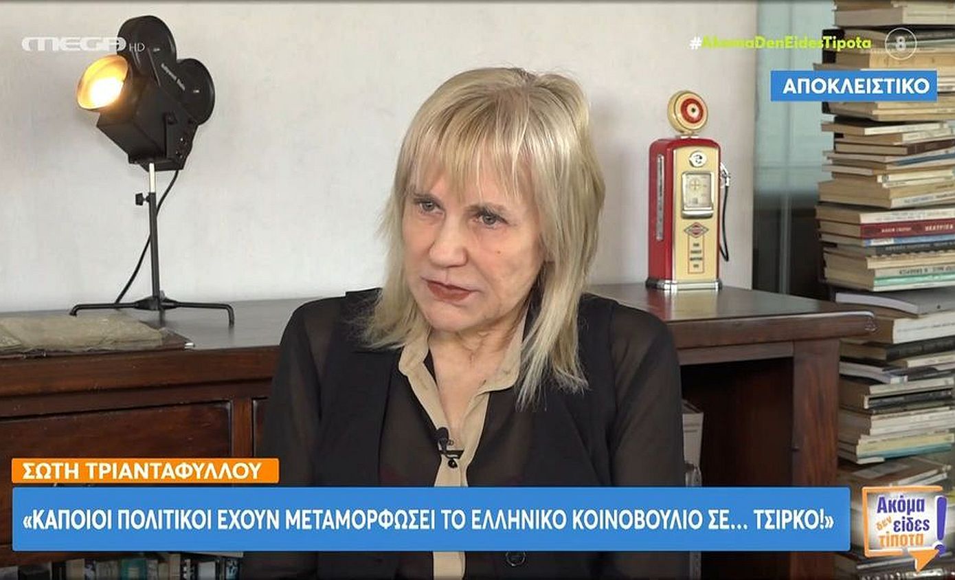 Σώτη Τριανταφύλλου: «Έχω ξεχάσει τελείως τον Στέφανο Κασσελάκη, ήταν σαν μια συνέχεια του Αλέξη Τσίπρα»