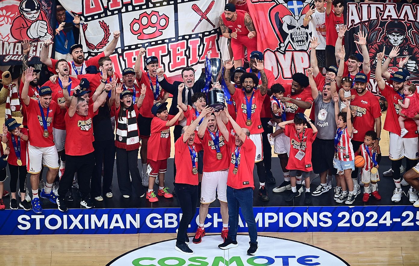 Ολυμπιακός – Παναθηναϊκός 85-71: Πρωταθλητής Ελλάδας για 15η φορά στην ιστορία του