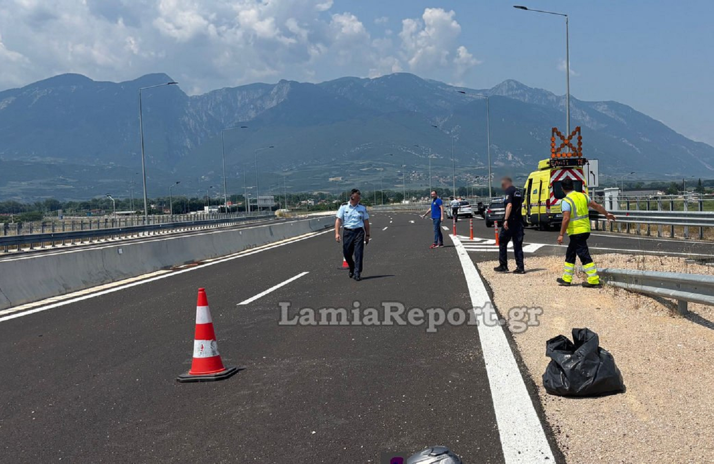Τροχαίο με μηχανή στον αυτοκινητόδρομο Ε65 – Τραυματίστηκαν οι δύο αναβάτες