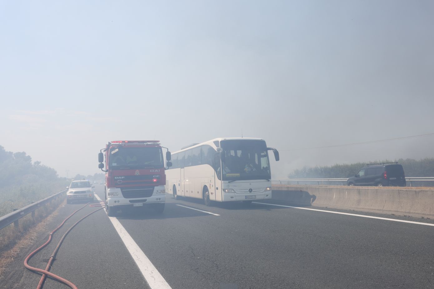 Εκτροπή νταλίκας στην Εγνατία Οδό στο ύψος του Δρεπάνου &#8211; Ένας τραυματίας