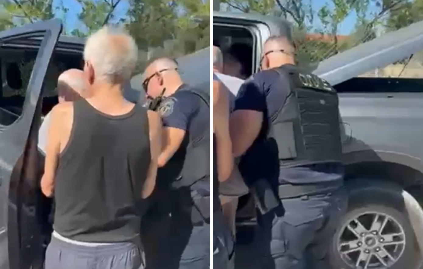 Αστυνομικοί απεγκλώβισαν ηλικιωμένο από τη φωτιά στο Πικέρμι &#8211; Δείτε βίντεο