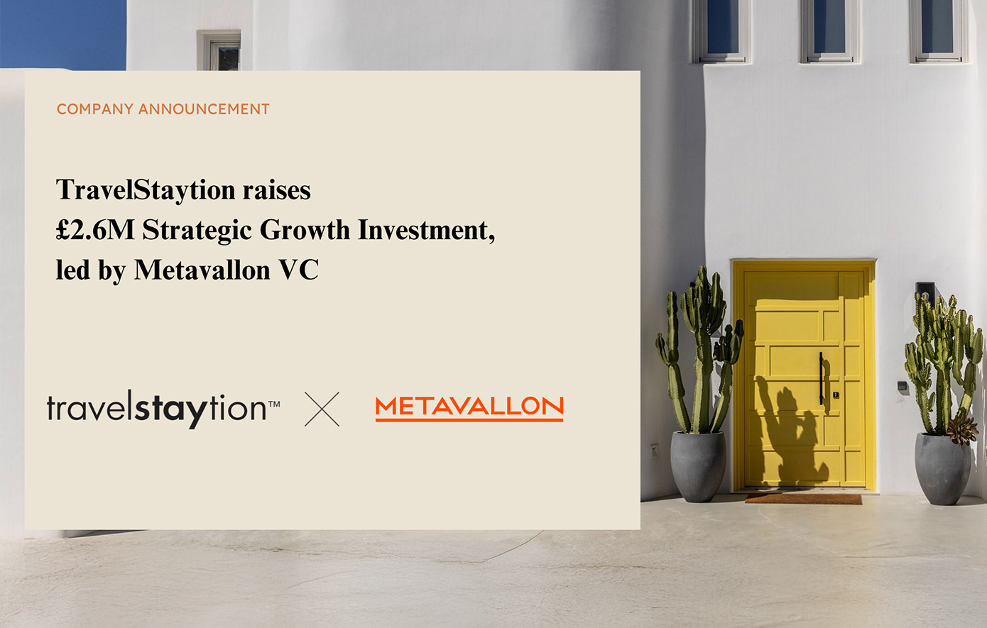Η TravelStaytion αντλεί 3 εκατ. ευρώ για διεθνή επέκταση και νέα πρότυπα μίσθωσης