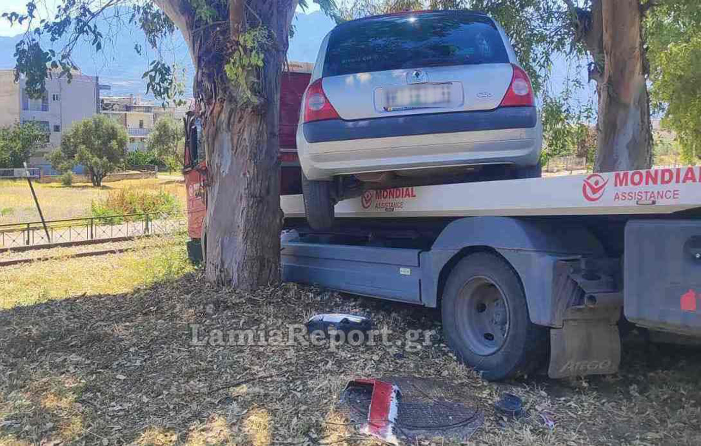 Αναζητείται ο οδηγός προκάλεσε τροχαίο στη λεωφόρο Καλυβίων στη Λαμία
