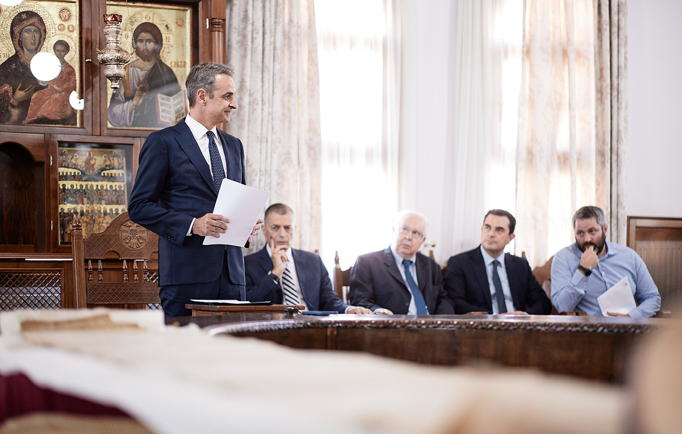 Μητσοτάκης: Θησαυρός με παγκόσμια εμβέλεια το Άγιο Όρος – Τι είπε για τη μονή Αγίας Αικατερίνης του Σινά