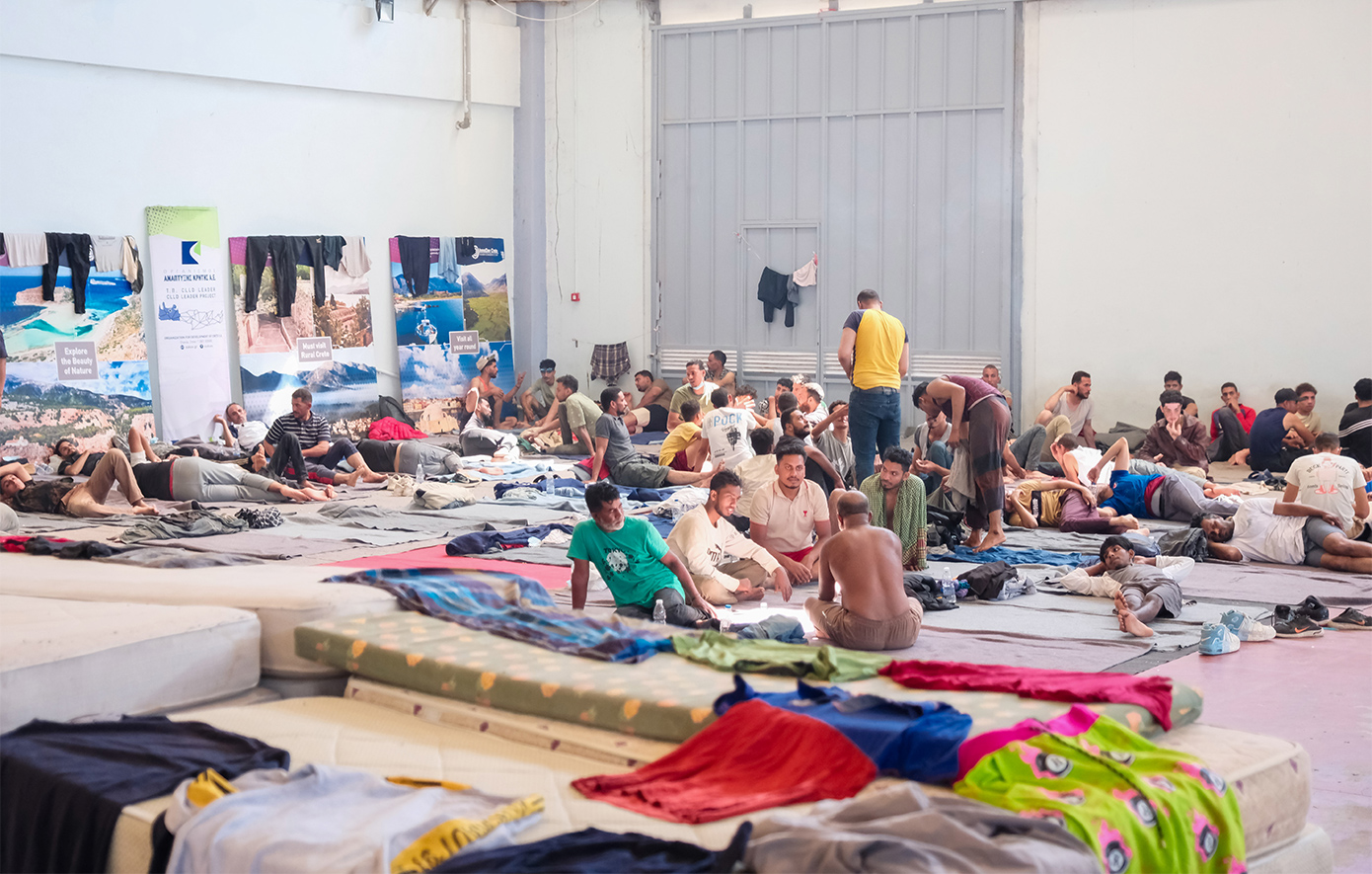 Ασφυκτικά γεμάτη η Αγιά Χανίων &#8211; Φιλοξενεί 850 μετανάστες: «Το κέντρο μπορεί να αντέξει ελάχιστους ακόμα»