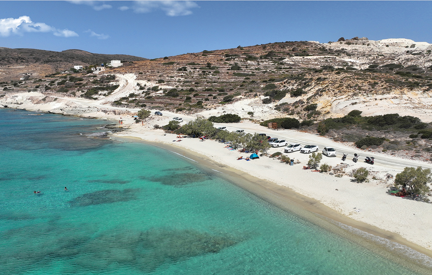 Παραλία πρασσα Κίμωλος Παραλία πρασσα Κίμωλος