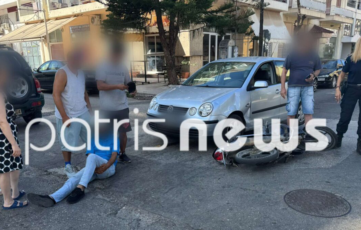 Τροχαίο σε διασταύρωση στον Πύργο Ηλείας: Τραυματίστηκε οδηγός μοτοσικλέτας