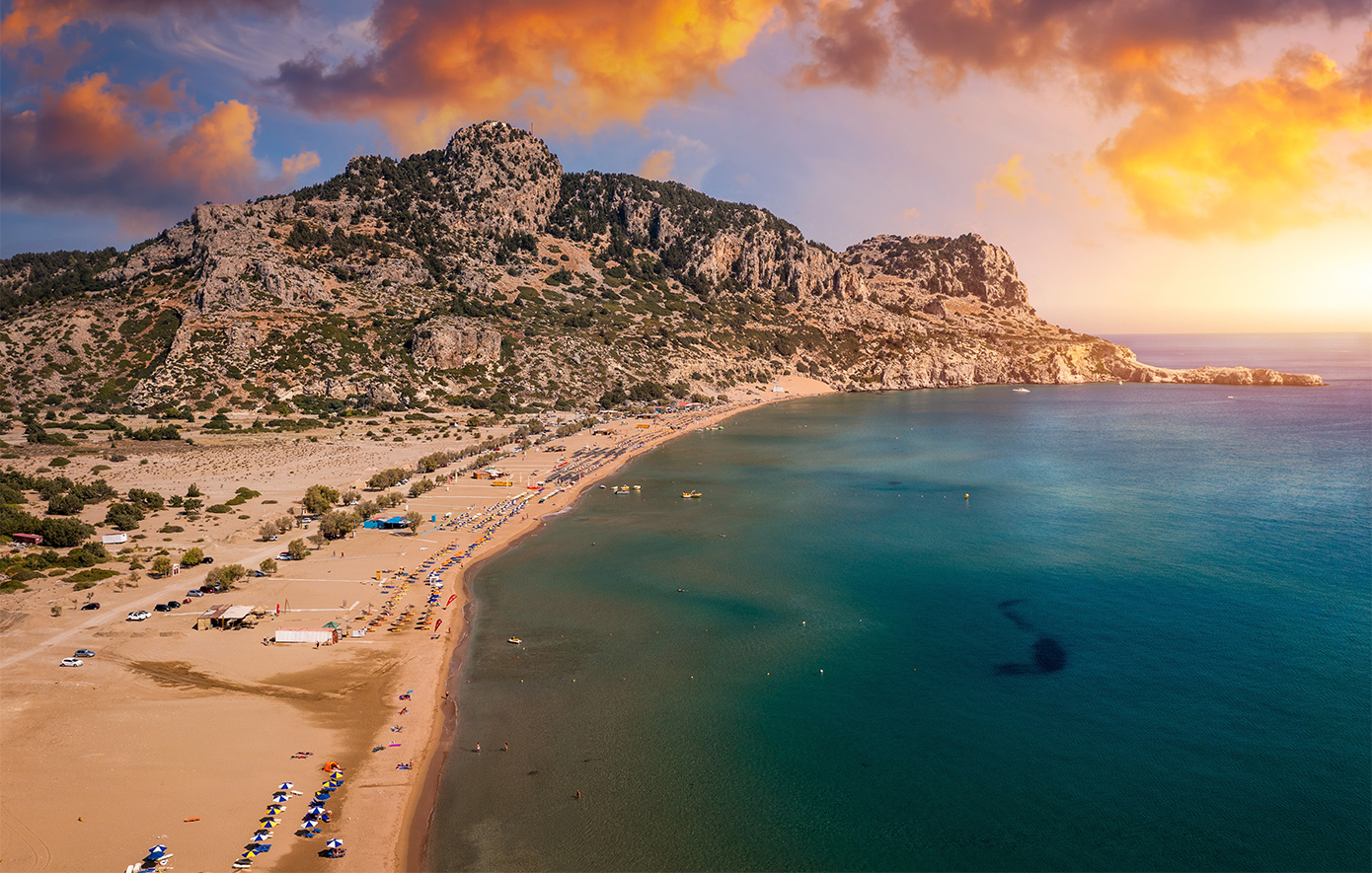 Παραλία Τσαμπίκα Ρόδος