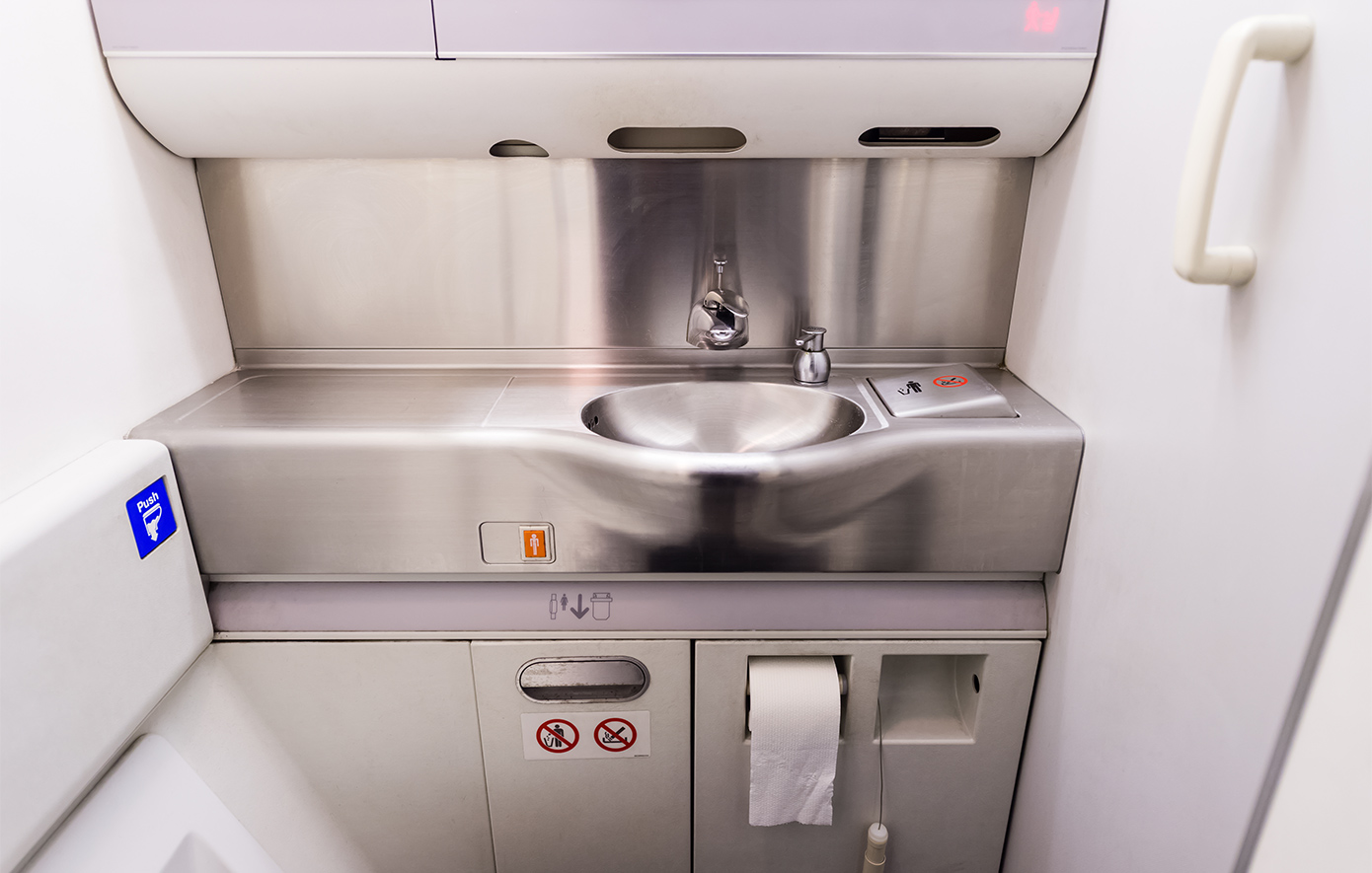 τουαλέτα αεροπλάνου