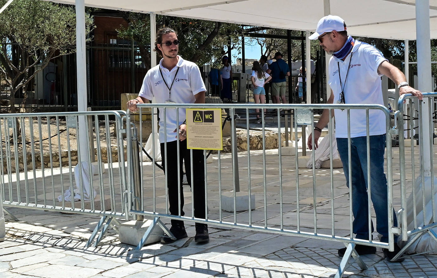 Έκλεισε ο αρχαιολογικός χώρος της Ακρόπολης Έκλεισε ο αρχαιολογικός χώρος της Ακρόπολης