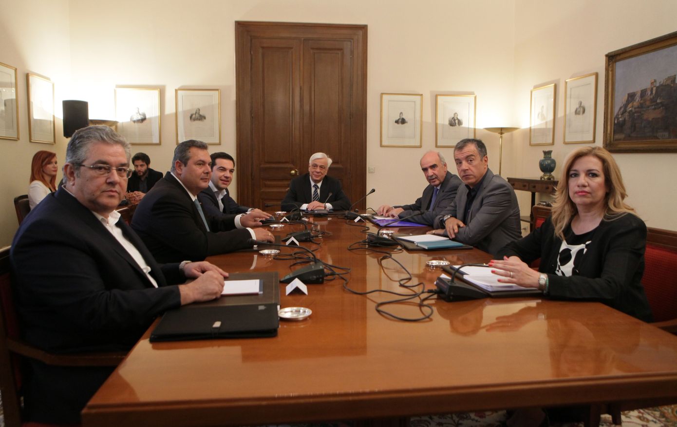 Τα πρακτικά της κρίσιμης σύσκεψης των πολιτικών αρχηγών μετά το δημοψήφισμα του 2015: Τι τους είπε ο Τσίπρας, πώς αντέδρασε ο Μεϊμαράκης