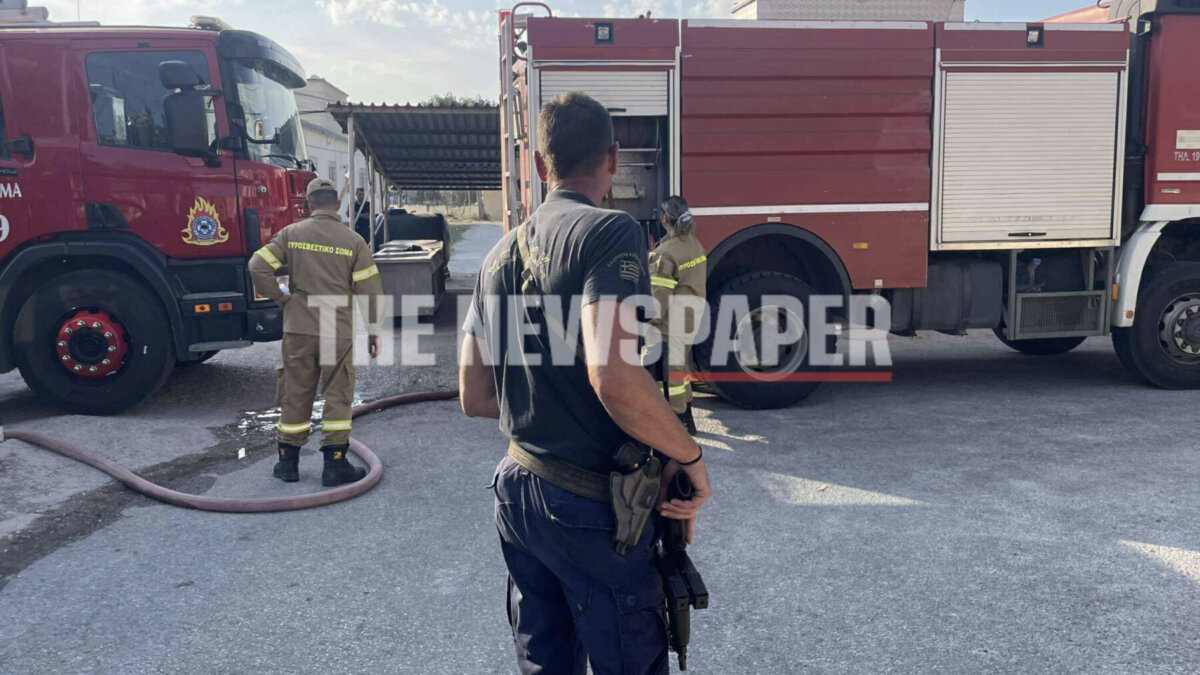 Φωτιά στις φυλακές Βόλου: Τέσσερα άτομα στο νοσοκομείο με αναπνευστικά