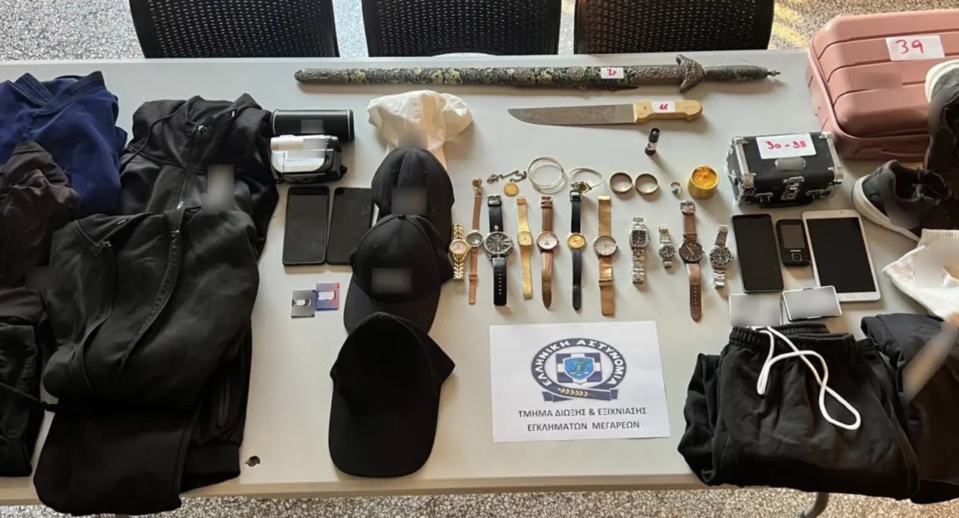 Εξαρθρώθηκε συμμορία που διέπραττε κλοπές και ληστείες σε Μέγαρα, Κορινθία και Αιγιαλεία